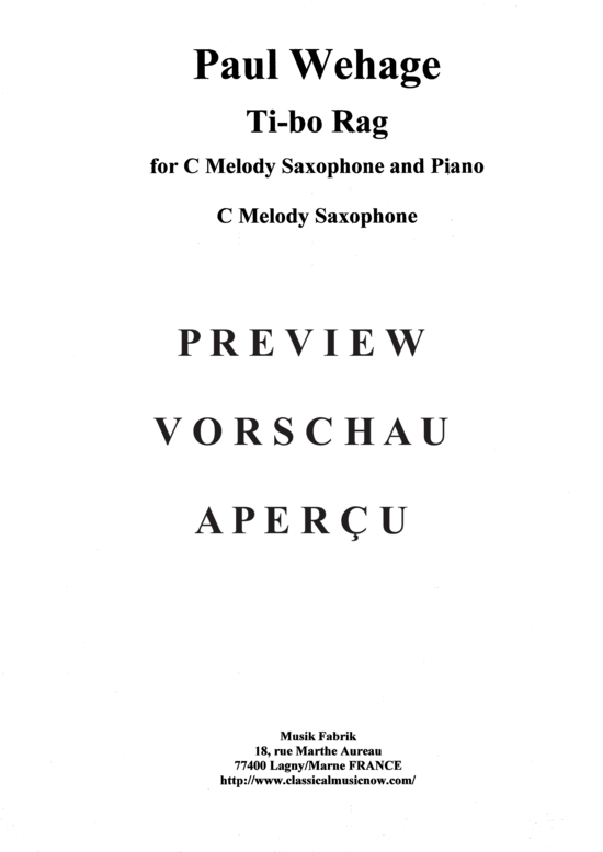 gallery: Tibo Rag , , ("C Melody" Tenor Saxophon + Klavier)