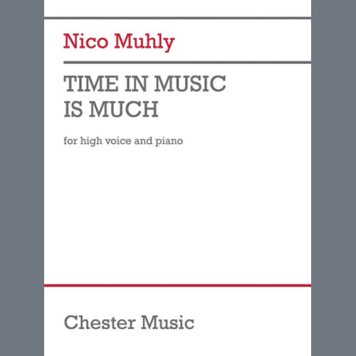 cover: Time In Music Is Much, Nico Muhly