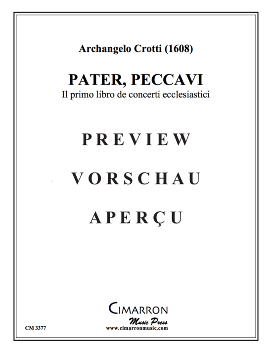 Product gallery: Page 2 of 11 Pater, Peccavi , , (Ensemble for alto, flugelhorn, 3x trombone + BC)