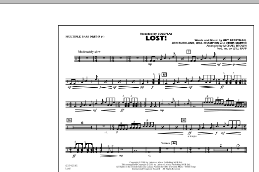 Product picture to: Lost! - Multiple Bass Drums