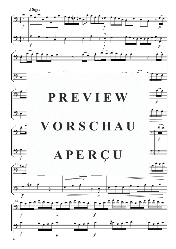 Produktgalerie: Seite 5 von 11 Sonate A-Moll, , Cello und Kontrabass