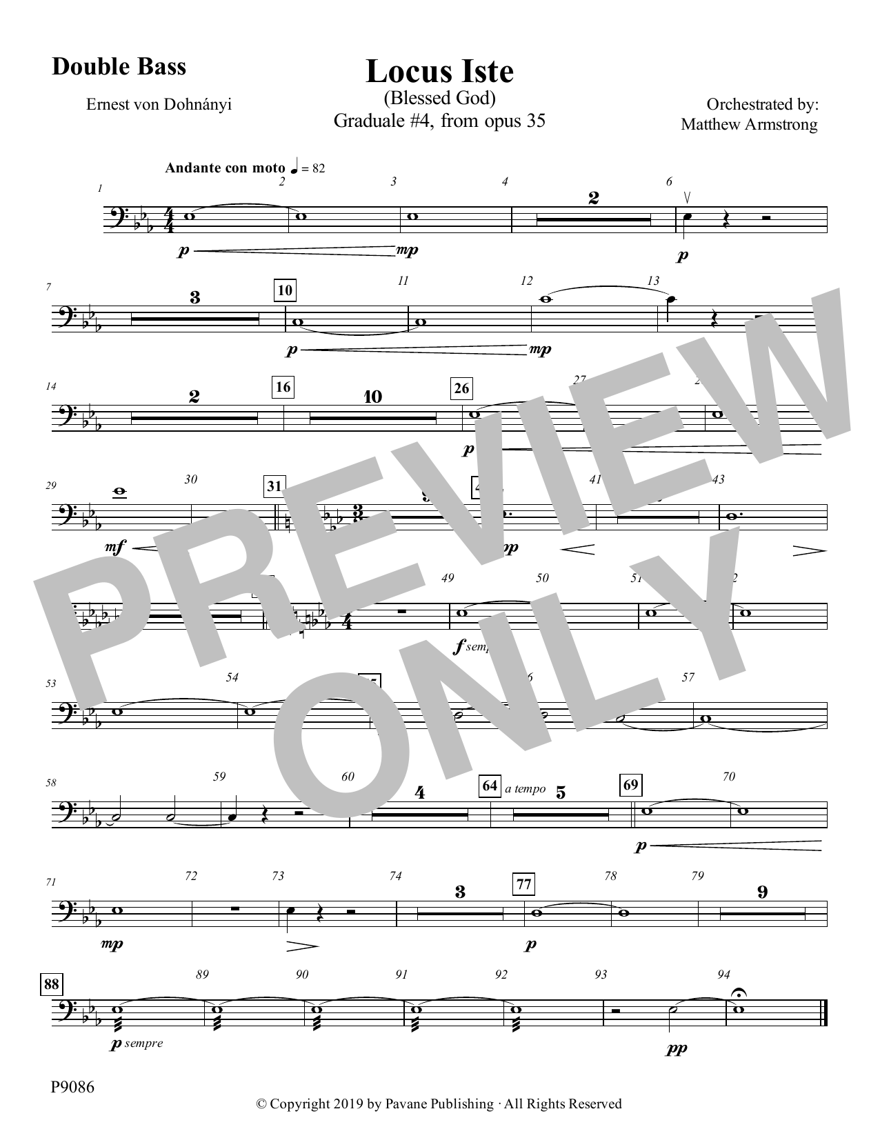 Produktbild zu: Locus Iste - Double Bass