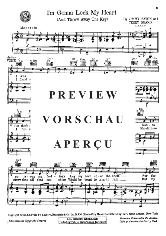 Produktgalerie: Seite 3 von 8 I'm Gonna Lock My Heart (And Throw Away The Key) , Holiday, Billie  , (Klavier und Gesang)