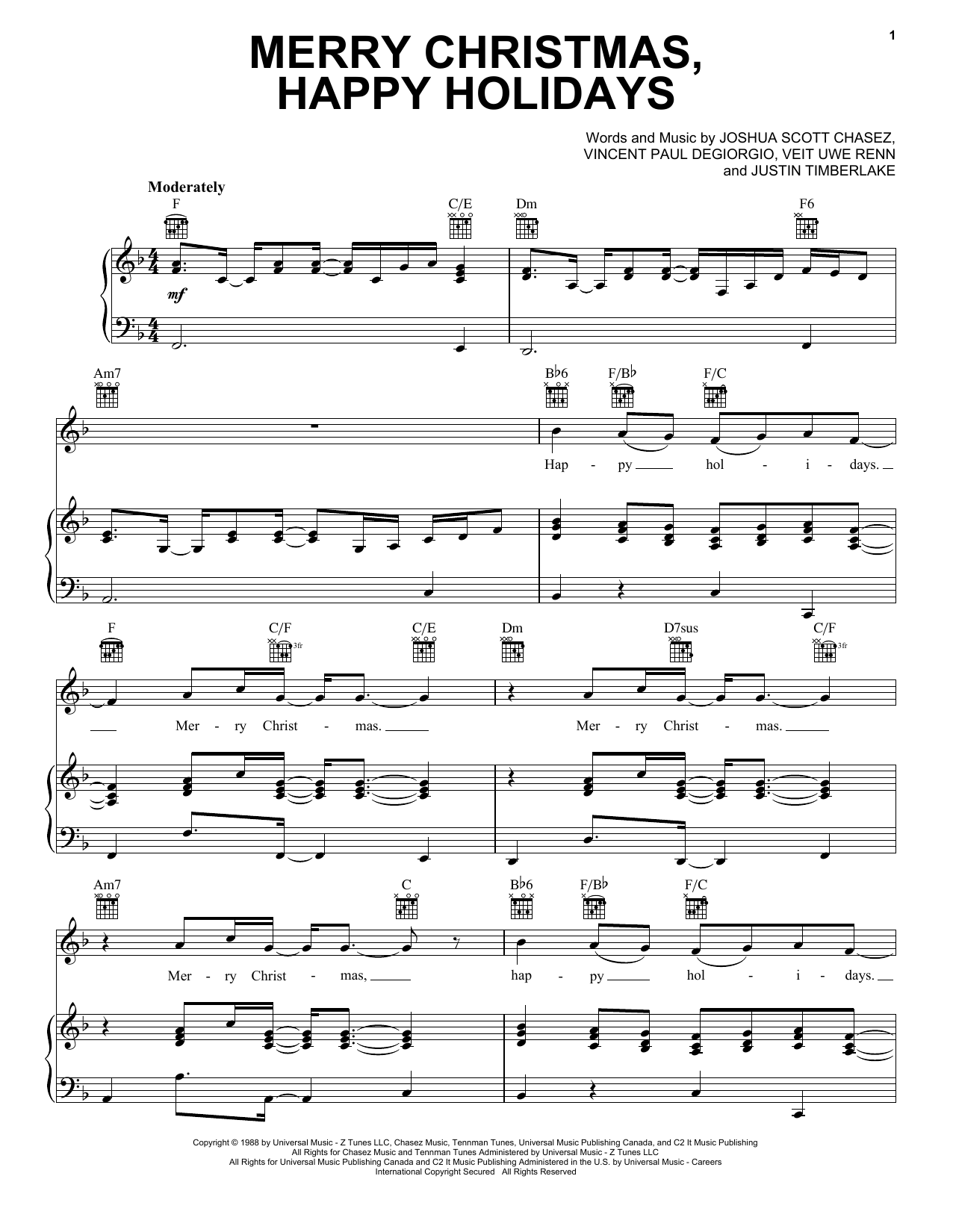 Product gallery: Page 1 of 1 Merry Christmas, Happy Holidays, Pentatonix