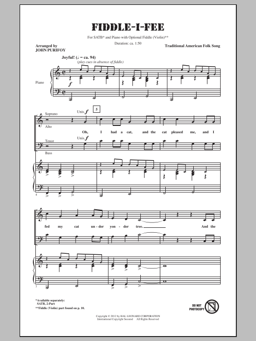 Produktbild zu: Fiddle-I-Fee