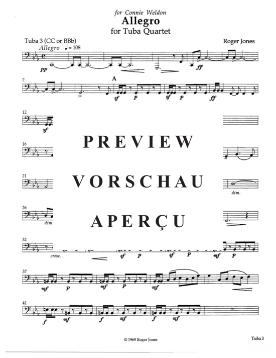 Product gallery: Page 16 of 19 Allegro , , (Tuba Quartet ETTT or TTTT)