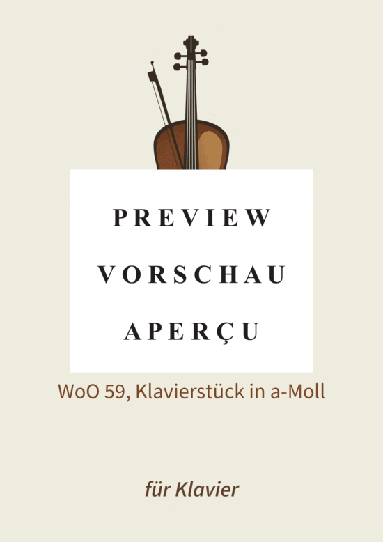 Product gallery: Page 2 of 7 Für Elise - WoO 59, Klavierstück in a-Moll , , Piano Solo