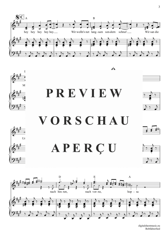 gallery: Bobfahrer-Lied, Buam, Troglauer, Gesang mit Klavierbegleitung