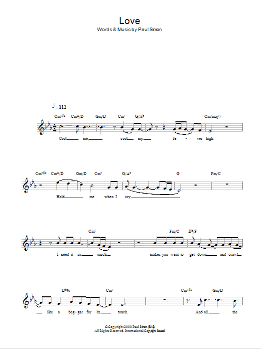 Produktgalerie: Seite 1 von 1 Love, Paul Simon, Melodieinstrument