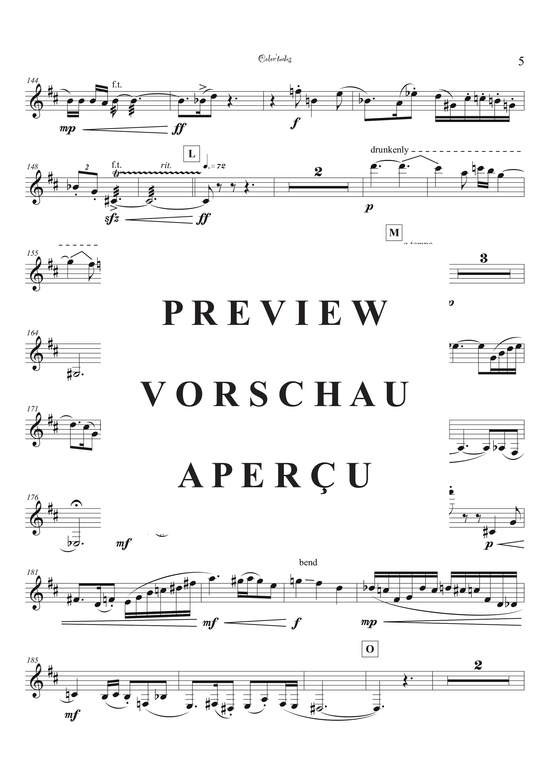 Product gallery: Page 38 of 44 Color´tudes - Five Attitudinal Colors , , (bass clarinet + piano)