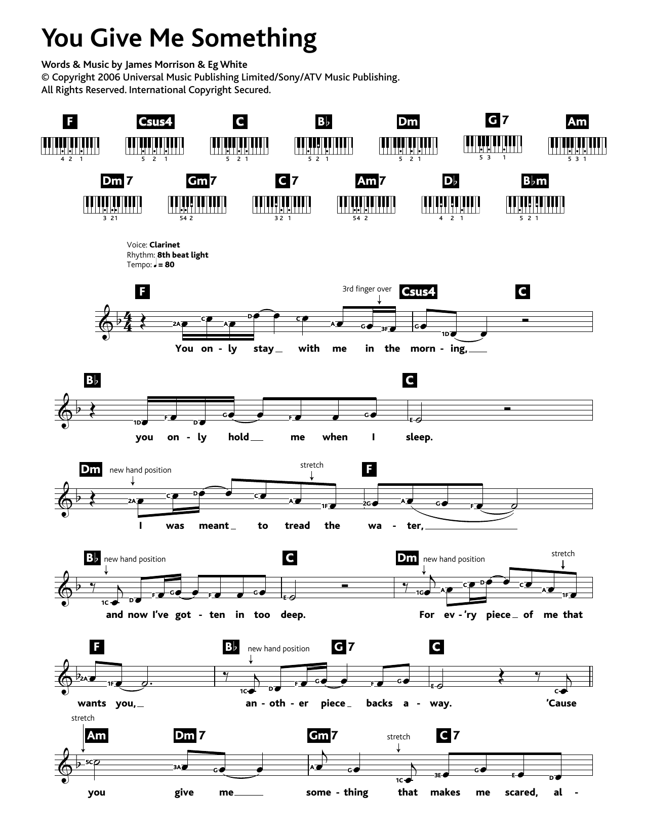 Product picture to:  You Give Me Something - James Morrison