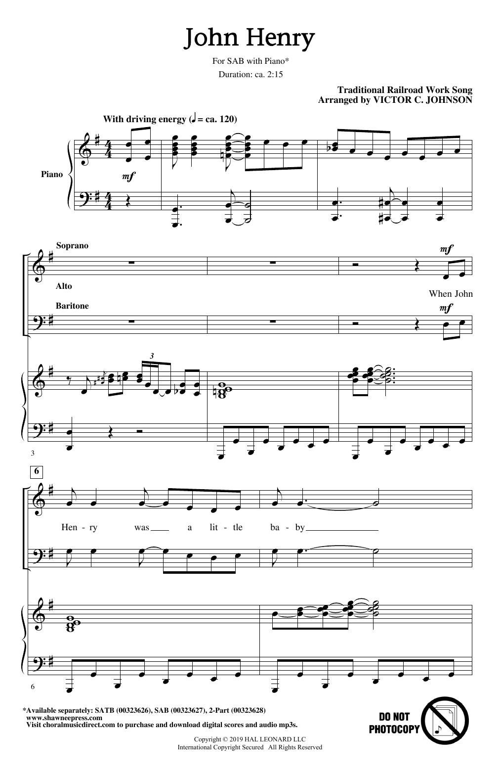 Product picture to: John Henry (arr. Victor C. Johnson)