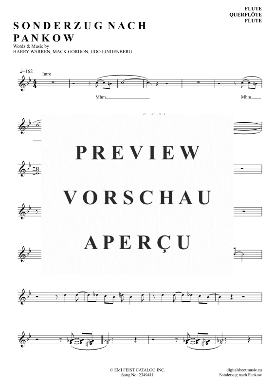 gallery: Sonderzug Nach Pankow, Lindenber, Udo, Querflöte