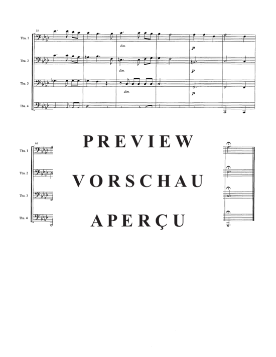 Product gallery: Page 6 of 14 The Long Day Closes , , (Tuba Quartet)