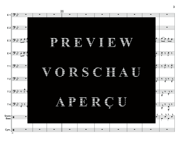 Produktgalerie: Seite 7 von 11 Pas Redouble, , (Tuba Ensemble EEEETTTT + Percussion)