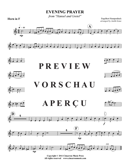 gallery: Abendgebet , , (Blechbläserquintett)
