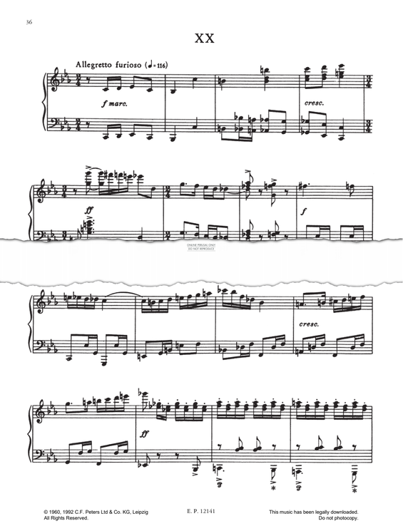 Produktgalerie: Seite 1 von 1 Prelude No.20 (from 24 Preludes Op. 34), Dmitri Shostakovich, Klavier
