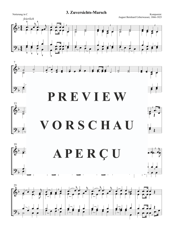 Product gallery: Page 2 of 5 Zuversichts-Marsch, , Trombone Choir