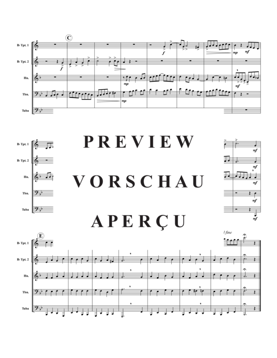 Produktgalerie: Seite 3 von 8 St. Anne Hymn , , (2x Tromp in B, Horn/Pos, Pos)