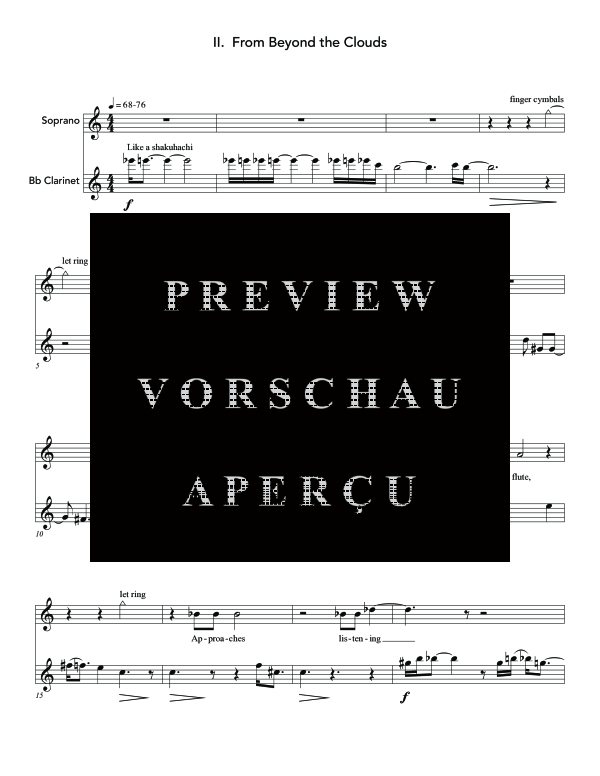 Produktgalerie: Seite 8 von 11 From a Crack in the Wall, , (Sopran und Klarinette)