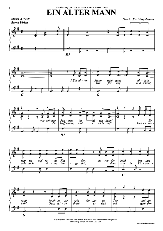 Produktbild zu: Ein alter Mann Amigos