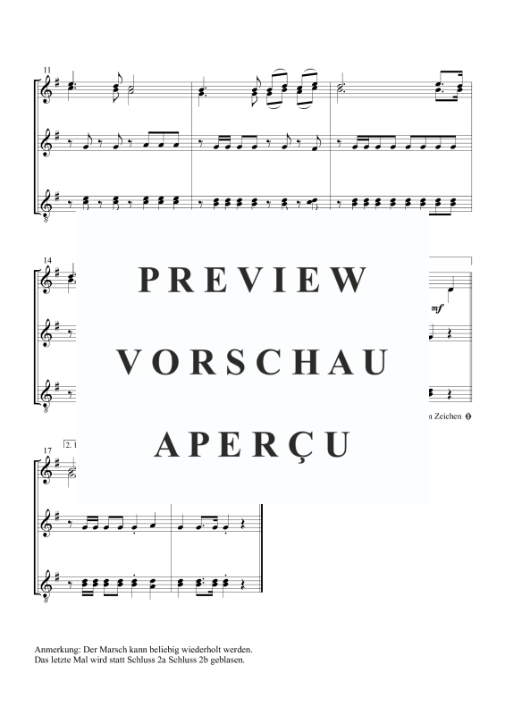 Product gallery: Page 5 of 5 Wir lustigen Hannoveraner, Heimatmarsch, , Trombone Choir