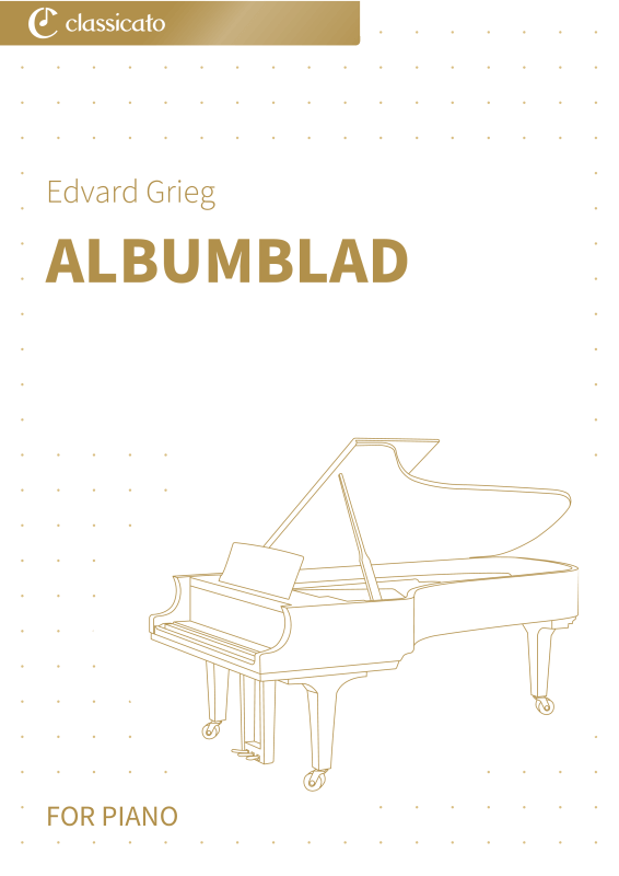 Product picture to: Albumblad - Nr. 7 fra Lyriske stykker, bok 1, op. 12Edvard Grieg