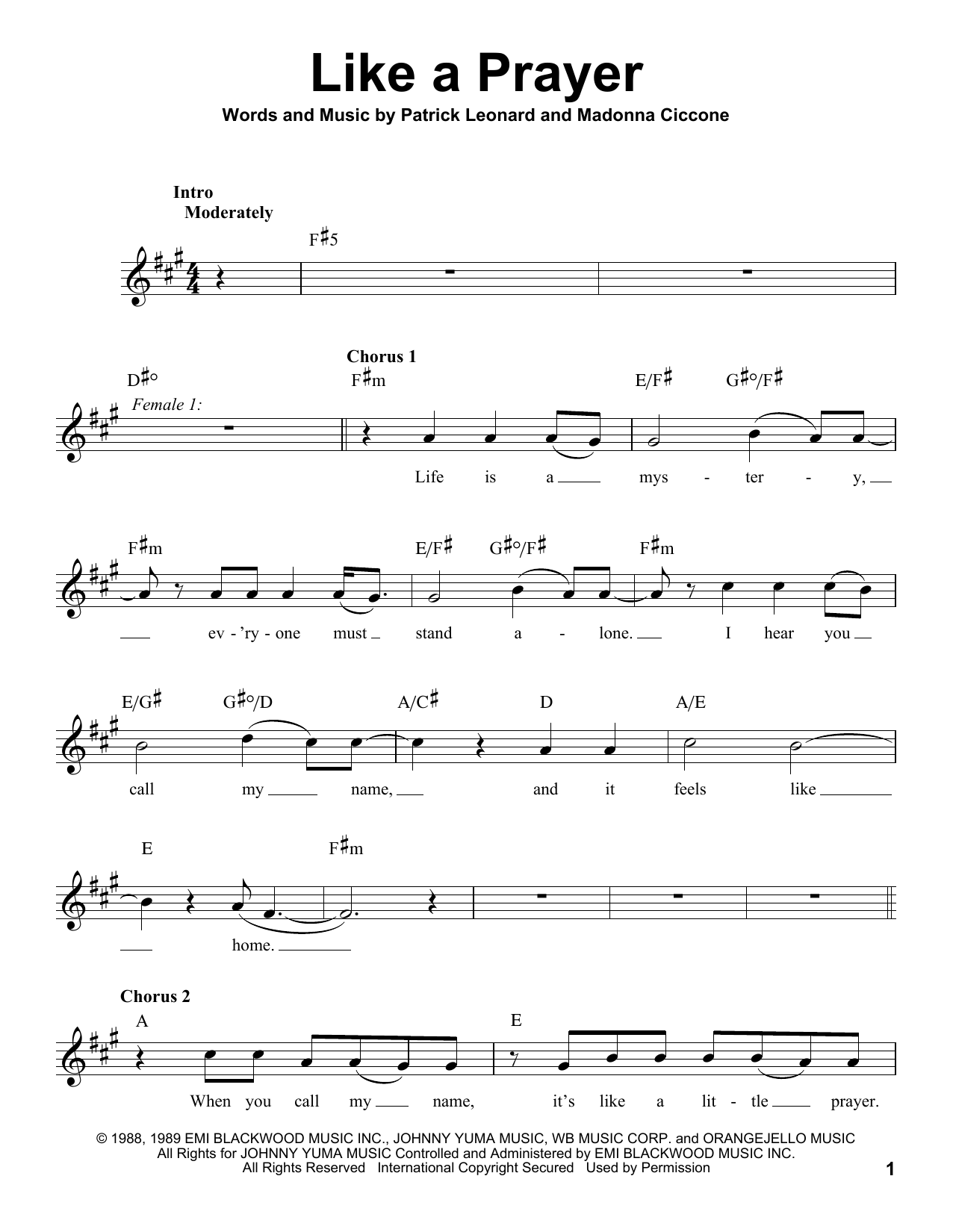 Produktbild zu: Like A Prayer