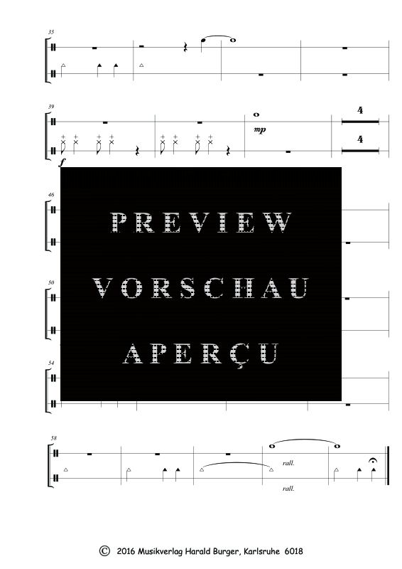 gallery: Xitang (Einzelstimmen), , Gemischtes Ensemble Flöte, Violine, Klavier und Percussion