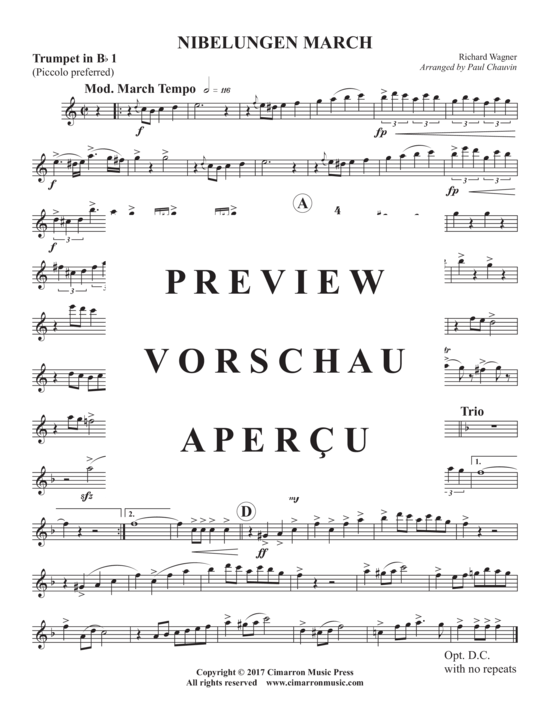 Produktgalerie: Seite 7 von 11 Nibelungen Marsch (Nibelungen March) , ,  (Blechbläserquintett)