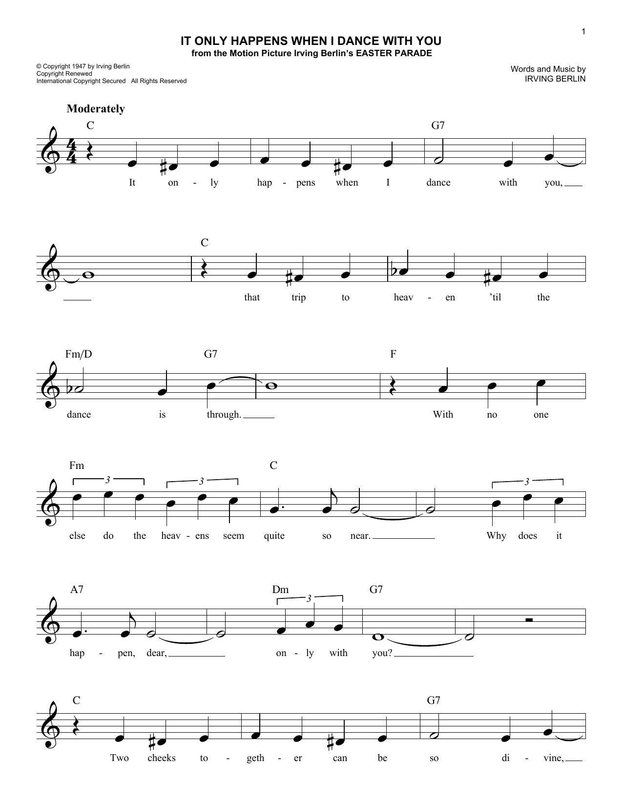 Produktbild zu: It Only Happens When I Dance With You