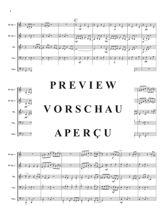 Produktgalerie: Seite 4 von 21 Spring Step , , (Blechbläserquintett)