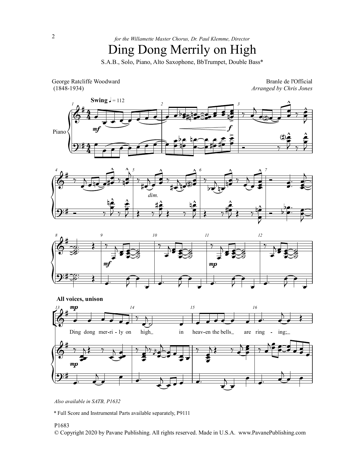 Produktbild zu: Ding Dong Merrily on High
