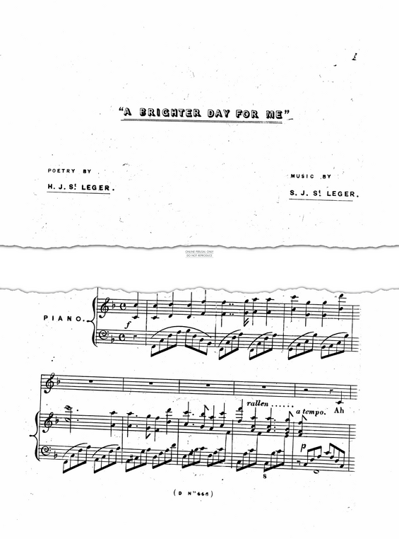Produktgalerie: Seite 1 von 1 A Brighter Day For Me, , Gesang, Klavier