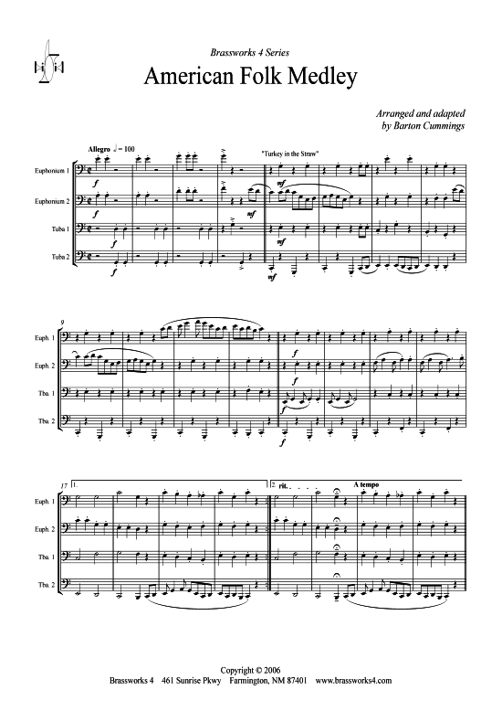 Product picture to: American Folk Medley Verschiedene Verfasser