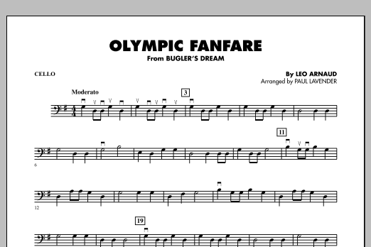 Produktbild zu:  Olympic Fanfare (Bugler's Dream) - Cello - 