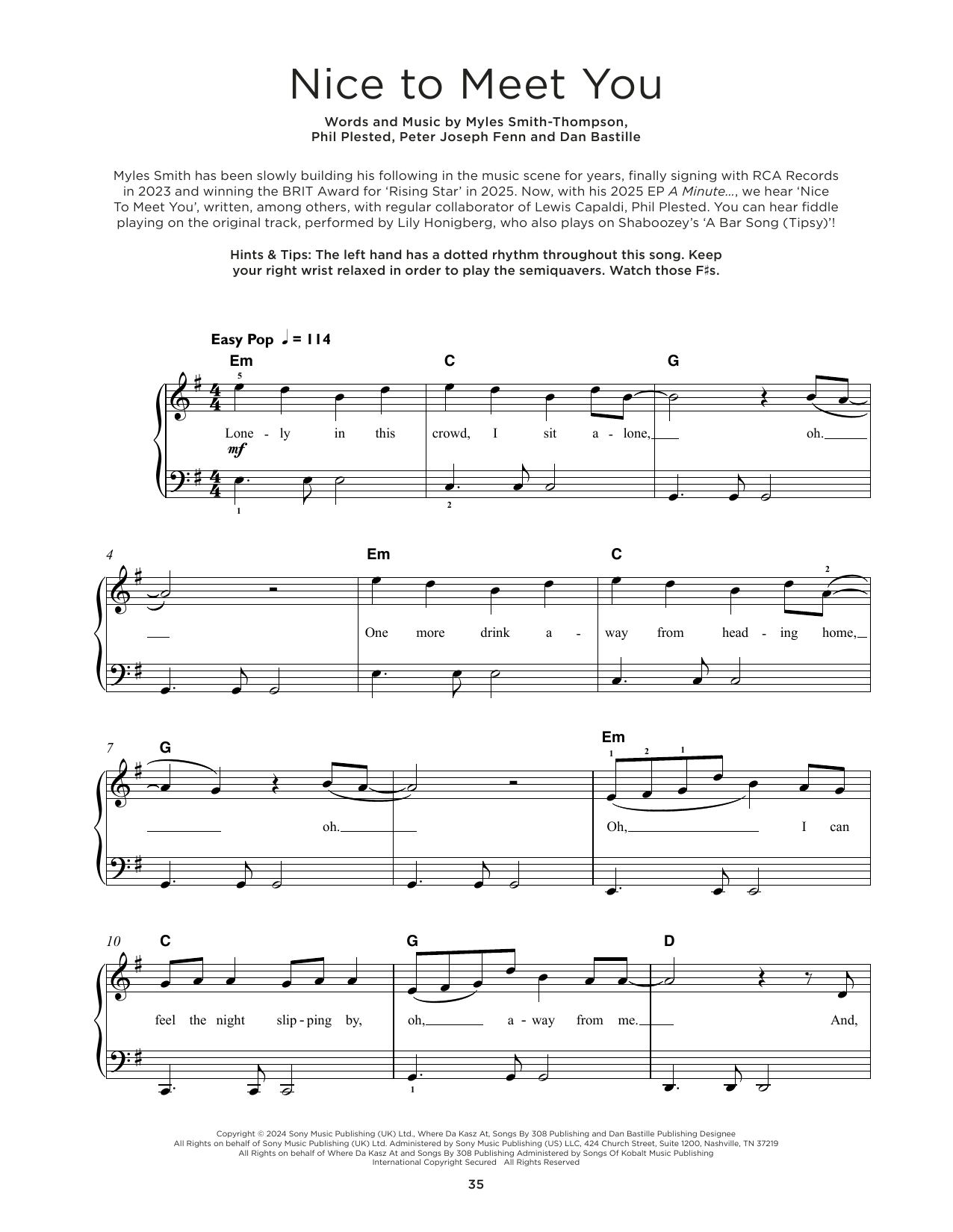 Product picture to:  Nice To Meet You - Myles Smith