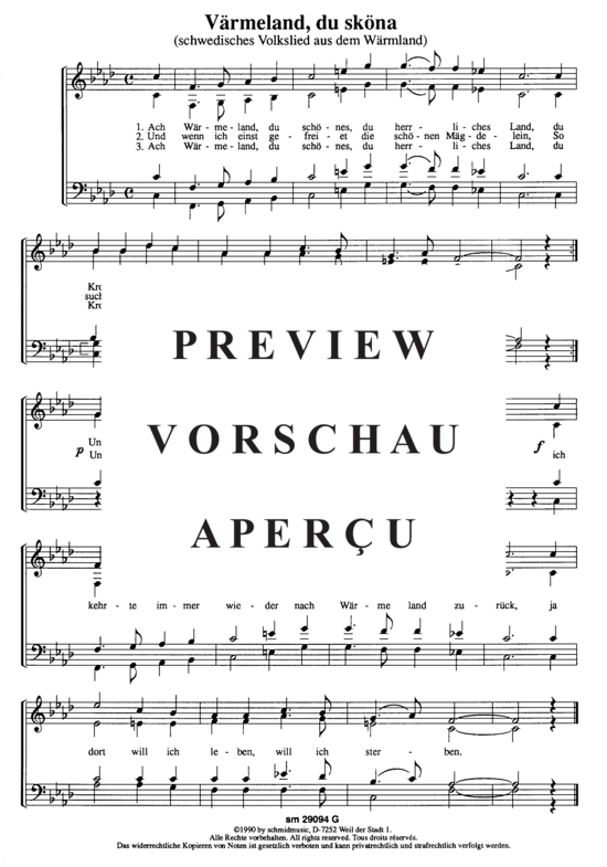 gallery: Drei schwedische Volkslieder , , (Gemischter Chor)