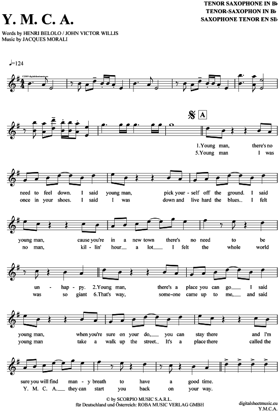 Product picture to: Y.M.C.A. Village People (YMCA)