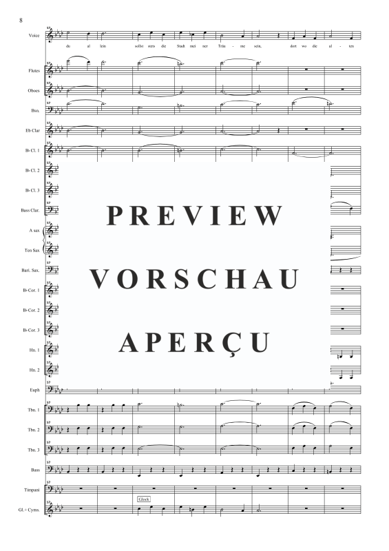 Product gallery: Page 11 of 11 Vienna, City of my Dreams, , Solo Voice and Concert Band