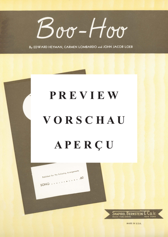Produktgalerie: Seite 2 von 8 Boo-Hoo , Lombardo, Guy, Klavier und Gesang