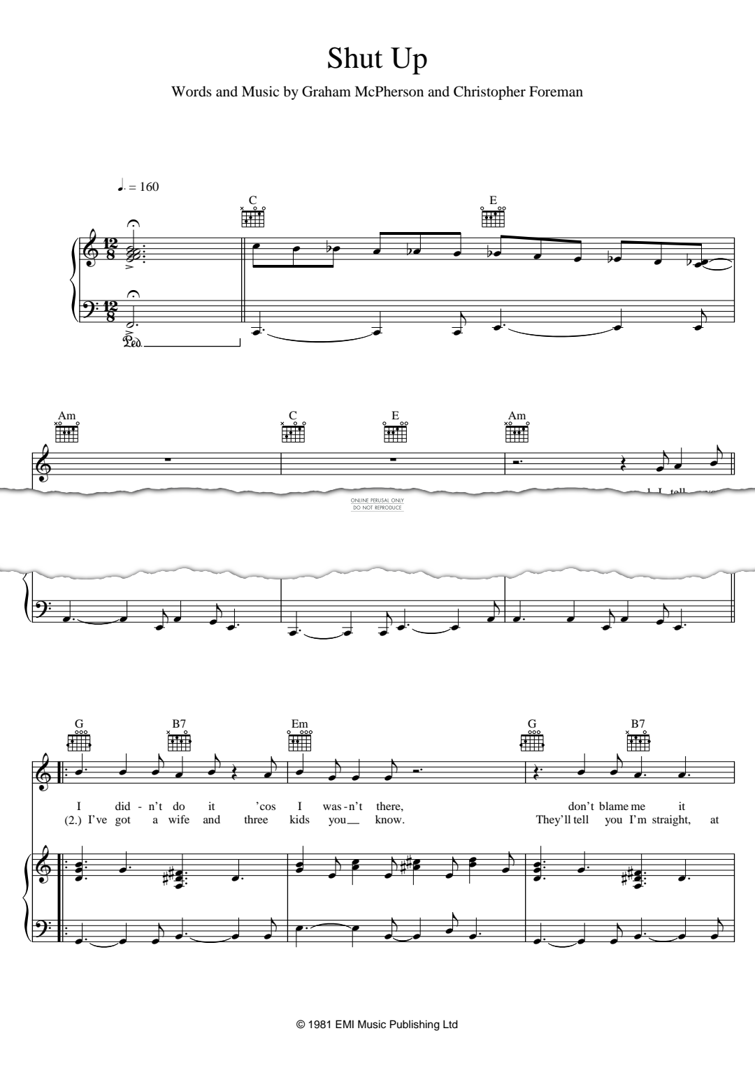 Product gallery: Page 1 of 1 Shut Up, Madness