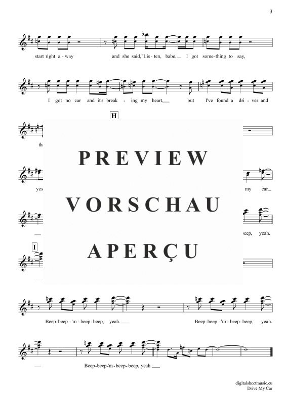 gallery: Drive My Car, Beatles, The, Violine