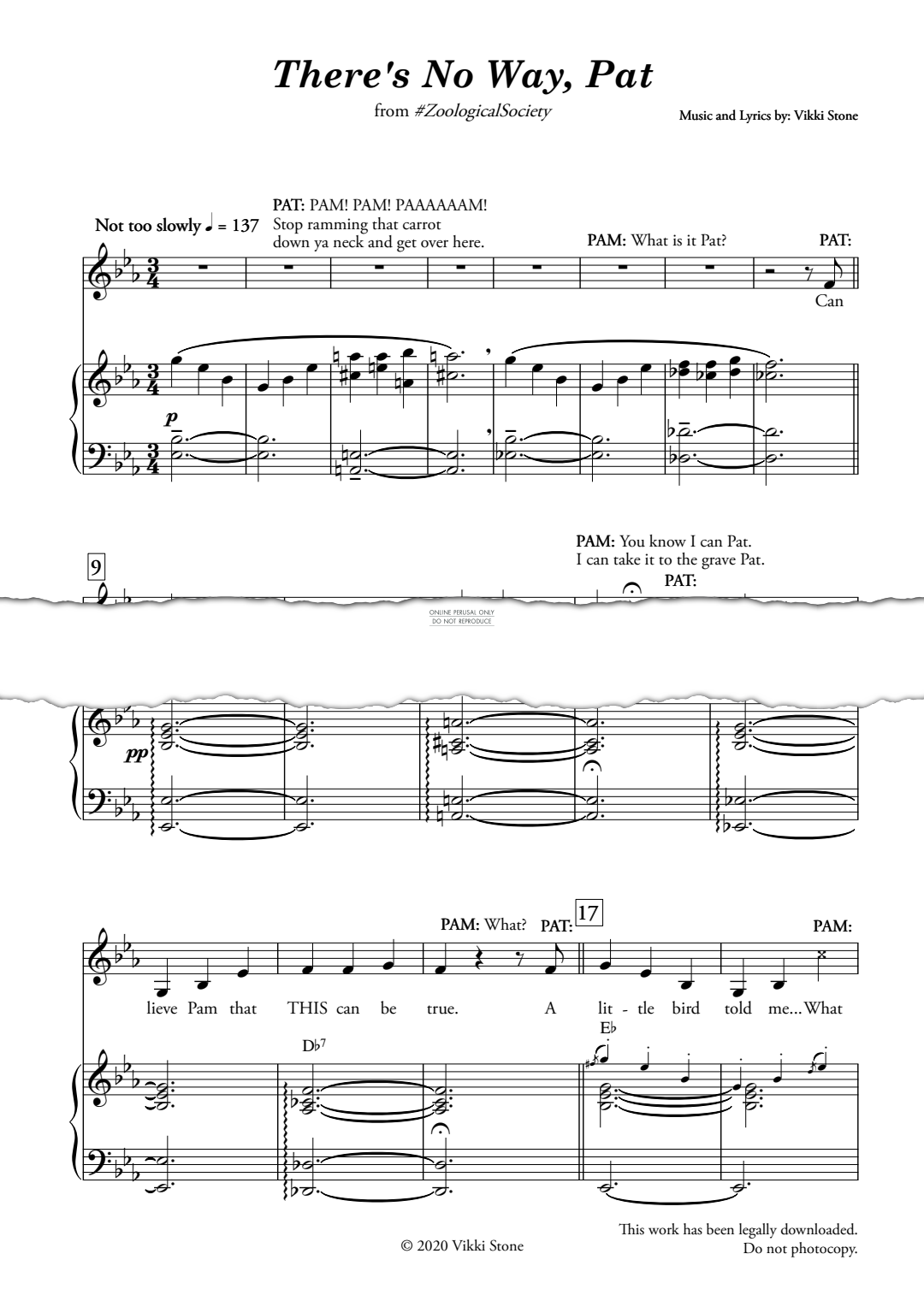 gallery: There's No Way Pat, Vikki Stone, Gesang, Klavier