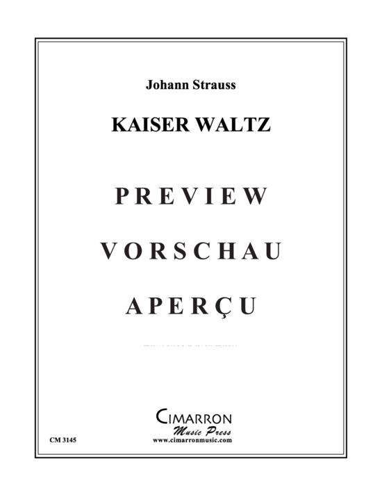 gallery: Kaiserwalzer (Kaiser Waltz) , ,  (Blechbläserquintett)