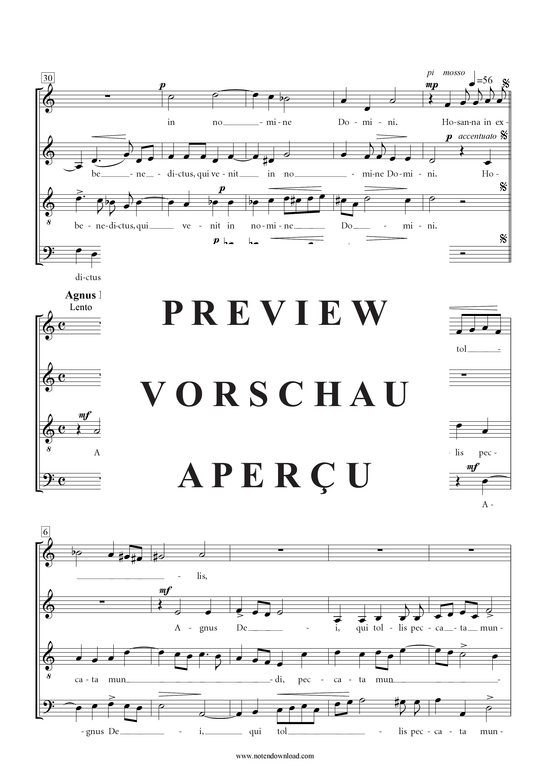 Produktgalerie: Seite 21 von 21 Messe , , (Gemischter Chor SATB)