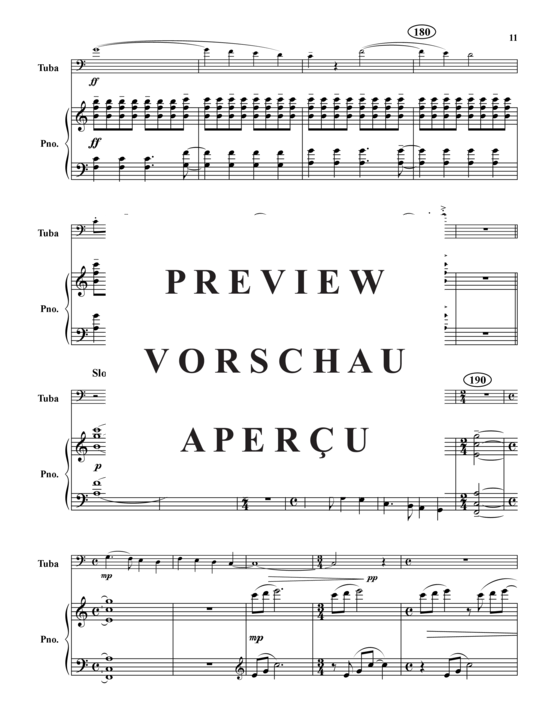 Product gallery: Page 12 of 16 Three Reflections , , (tuba + piano)