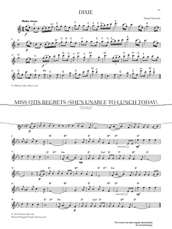 Product gallery: Page 1 of 1 Dixie, Daniel Emmett