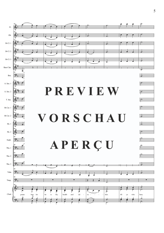 Produktgalerie: Seite 8 von 11 Lob Gott, den Herrn, ihr habet Grund, , Gemischter Chor und Concert Band