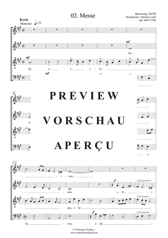 gallery: Messe , , (Gemischter Chor SATB)